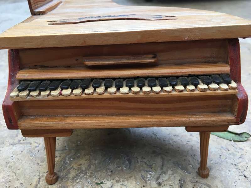 vintage Piano jewellery box , maria