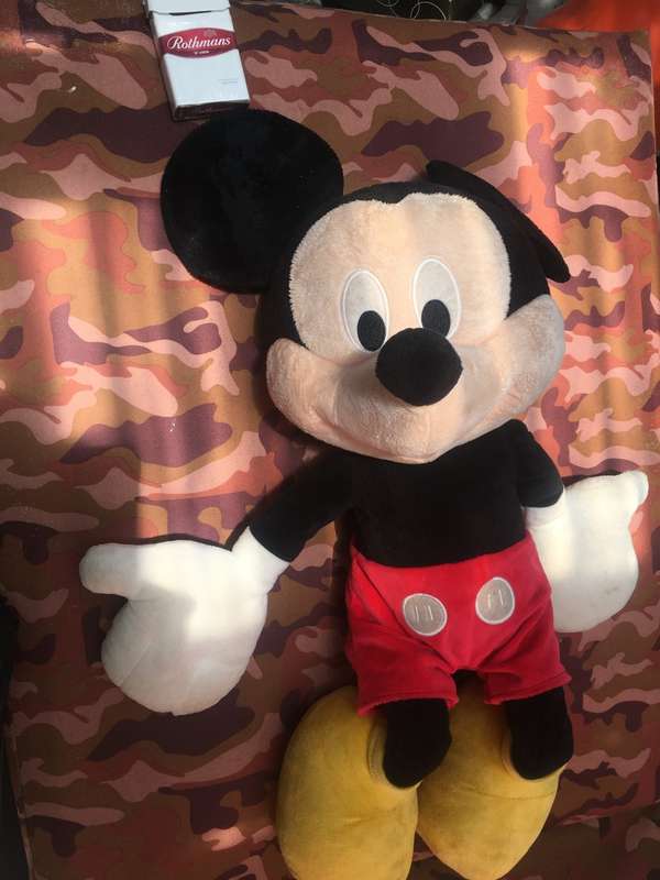 vintage Mickey Mouse , disney large soft toy