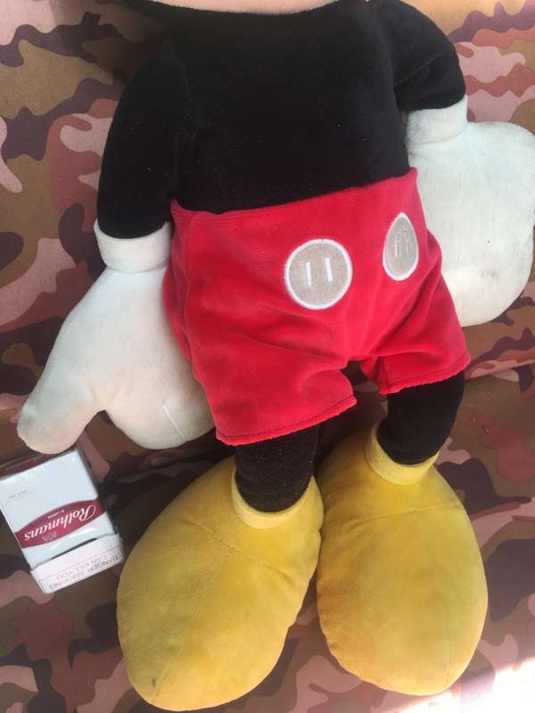 vintage Mickey Mouse , disney large soft toy