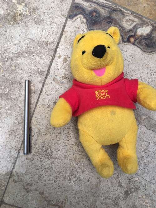vintage small Winnie the Pooh bear soft doll