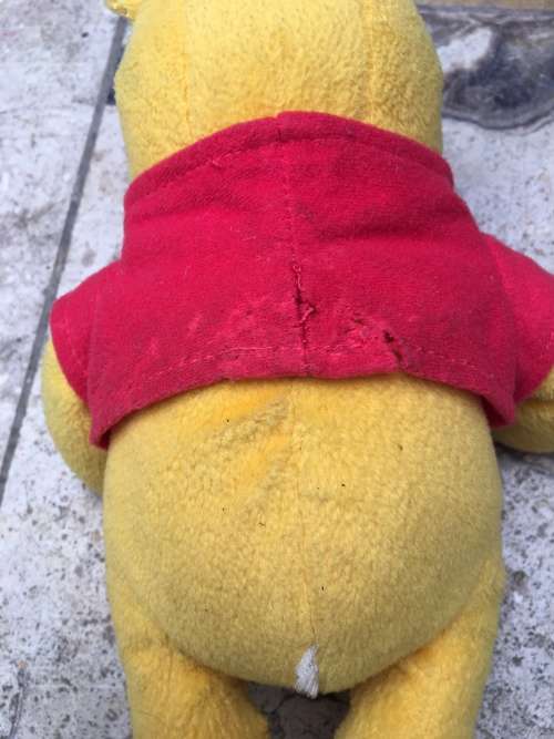 vintage small Winnie the Pooh bear soft doll