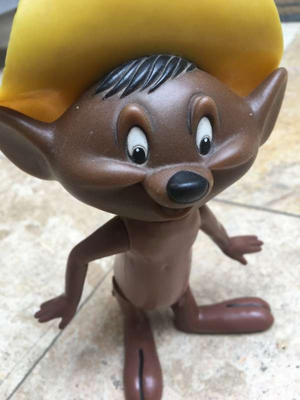 vintage speedy conzalez mouse toy R Daken , hong kong 1970
