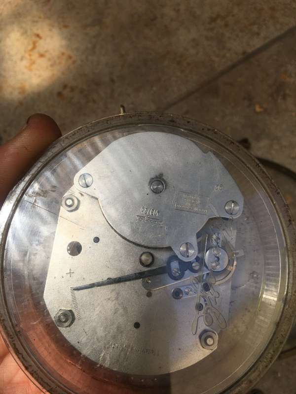 kienzle clock sold as spare , mechanizm and glass