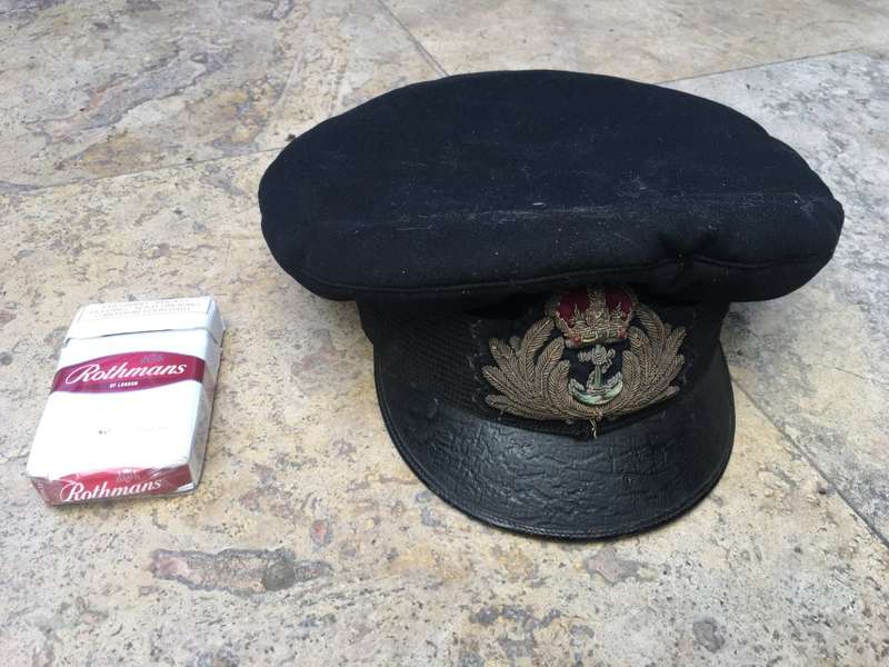 vintage military costume hat