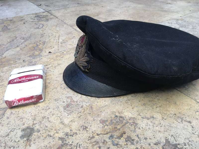 vintage military costume hat