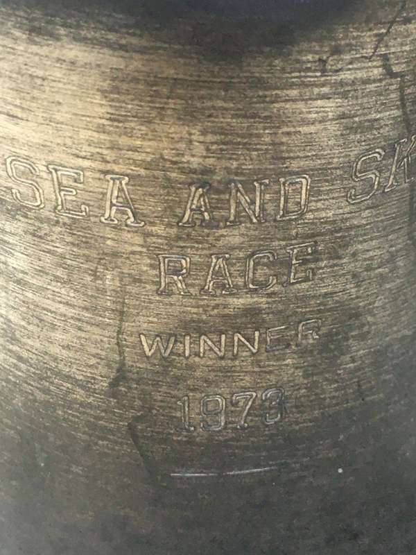 vintage tankard mug pair ( pewter and epns)