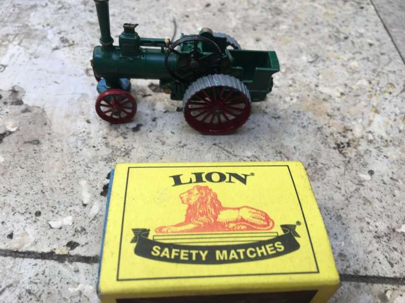 Matchbox Lesney Vintage Green Steam Tractor No. 1