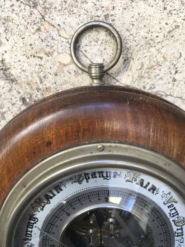 vintage lufft round barometer , Germany German