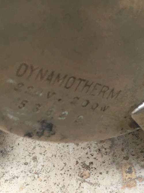 vintage Russian Samavar electric , untested dynamotherm , missing top piece untested