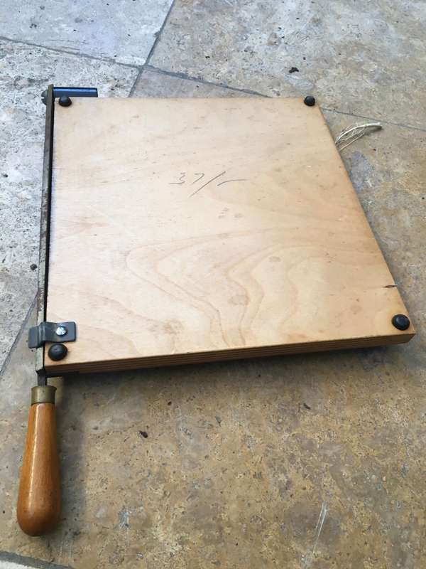 vintage paper Guillotine , the adhesive dry mounting co London