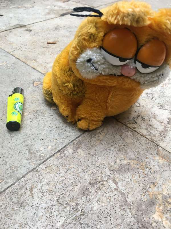 vintage Garfield soft plush doll