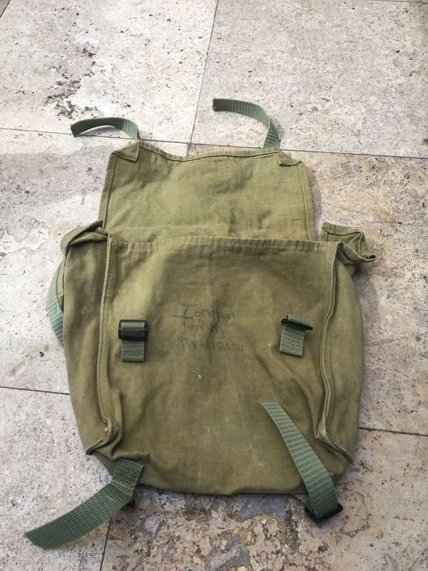 Vintage school bag top