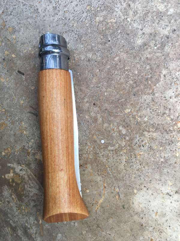 Opinel no 9 folding knife , France
