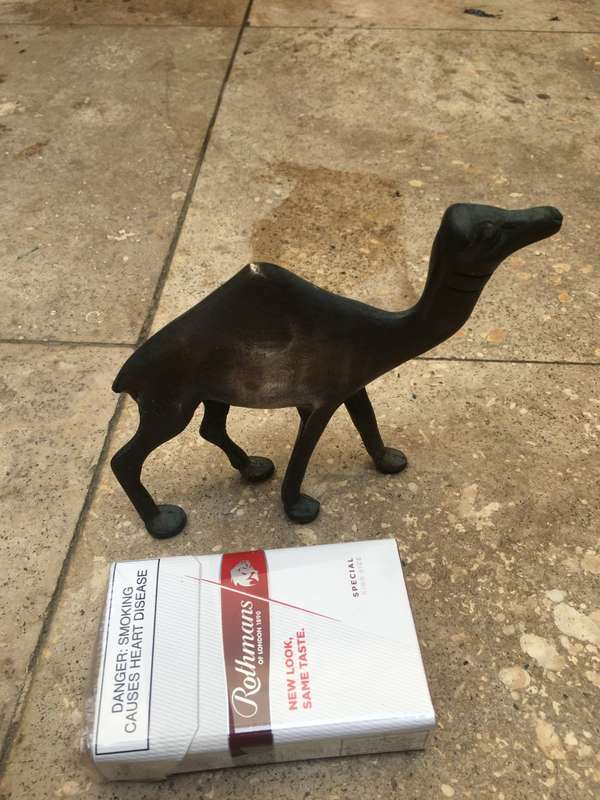 vintage brass Camel figure