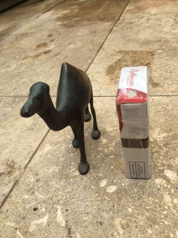 vintage brass Camel figure