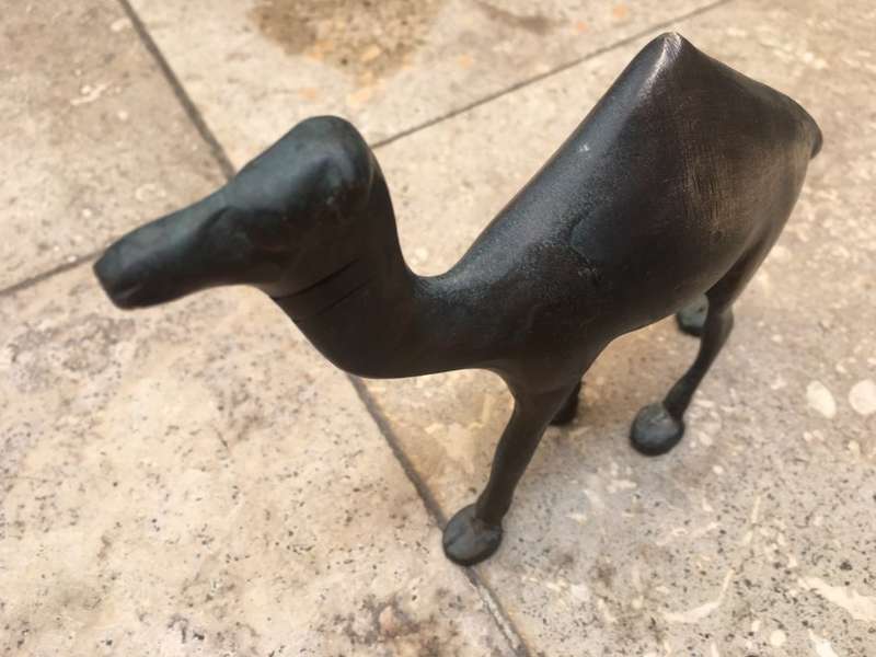 vintage brass Camel figure