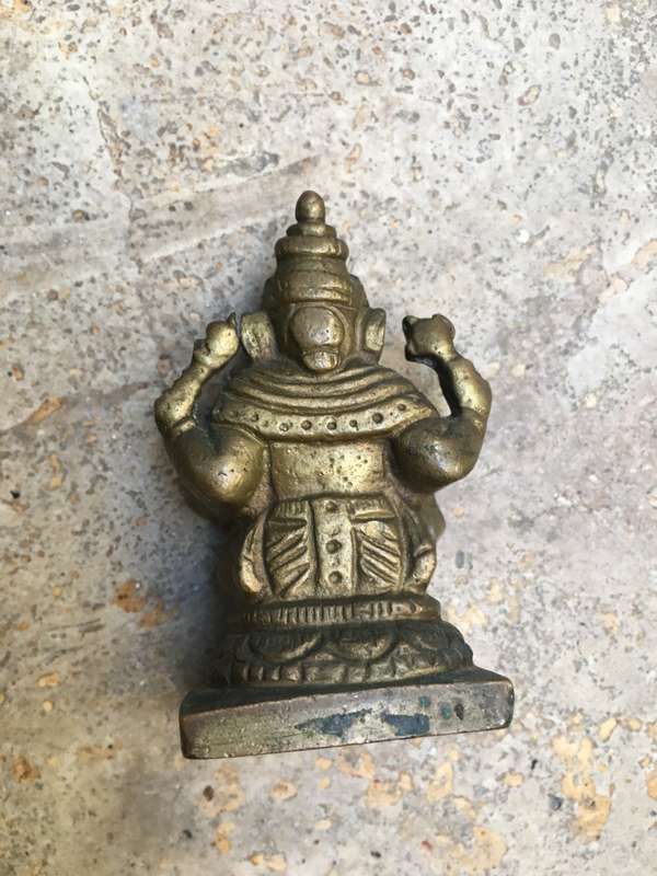 vintage brass shiva and brass tibetan Hongge Ganapati Ganesha lord god elephant pair