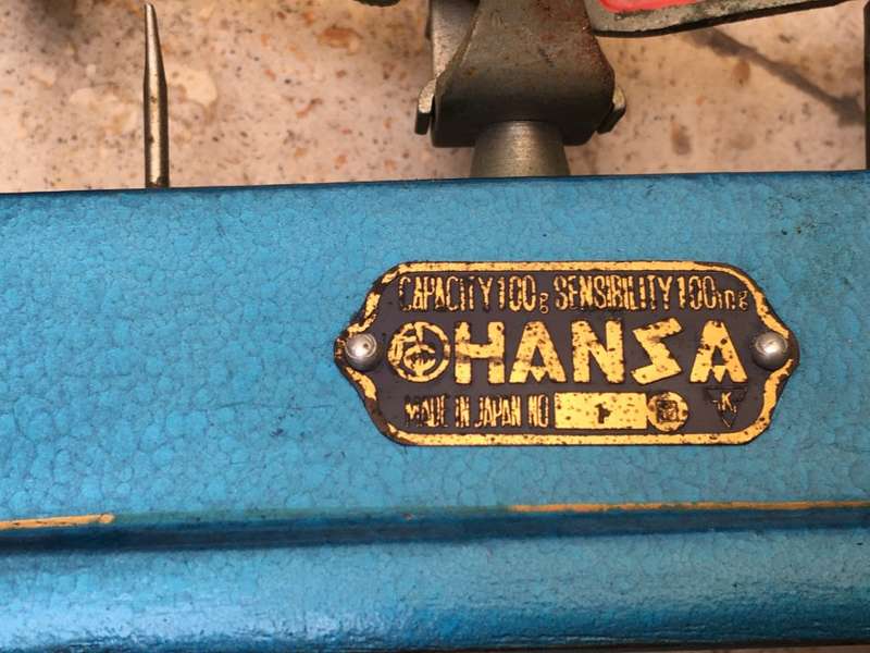 vintage Hansa 100g scale made in Japan