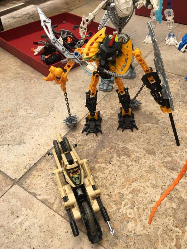 Lego bionicle warrior lot of 7
