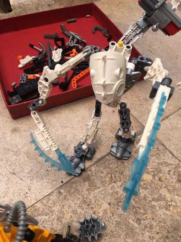 Lego bionicle warrior lot of 7