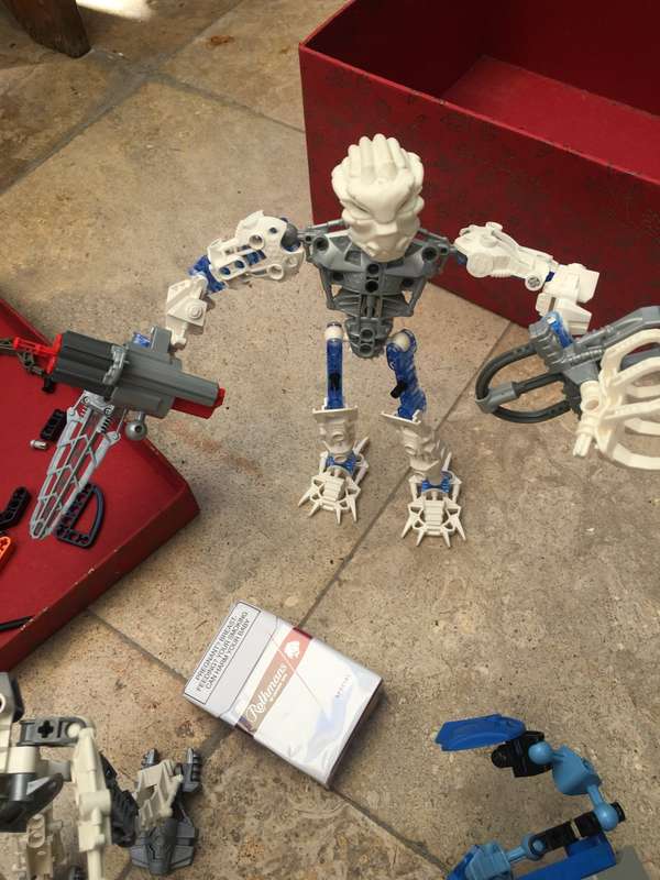 Lego bionicle warrior lot of 7