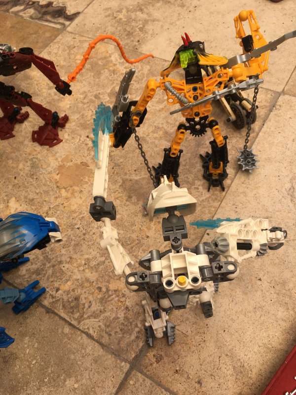 Lego bionicle warrior lot of 7