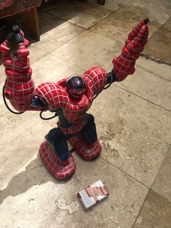 wowwee spidersapien robot spider man spiderman robot figure