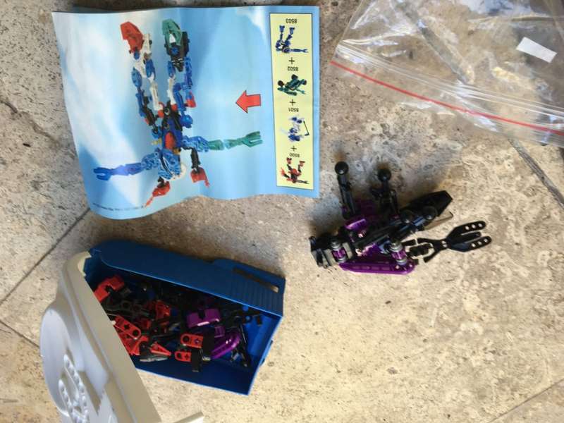 lego ice slizer technic throwbot spare lot 8501