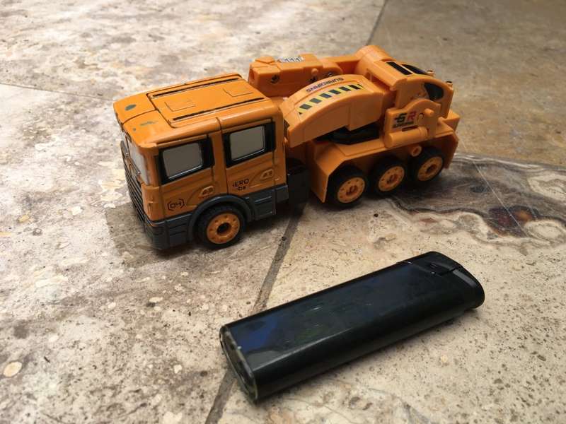 vintage transformers crane truck