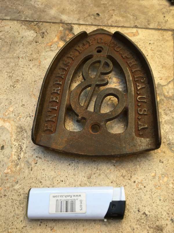 Vintage Iron Rest Trivet Cast Iron Enterprise Manufacturing Company Philadelphia