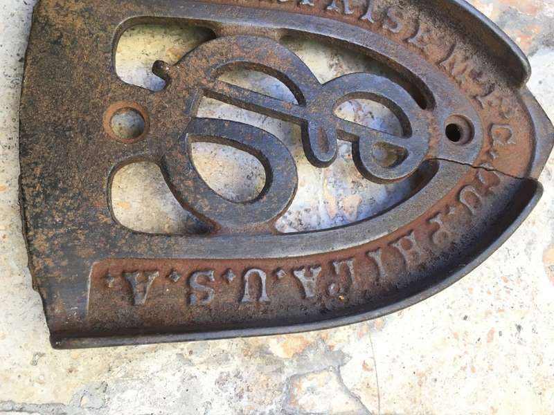 Vintage Iron Rest Trivet Cast Iron Enterprise Manufacturing Company Philadelphia