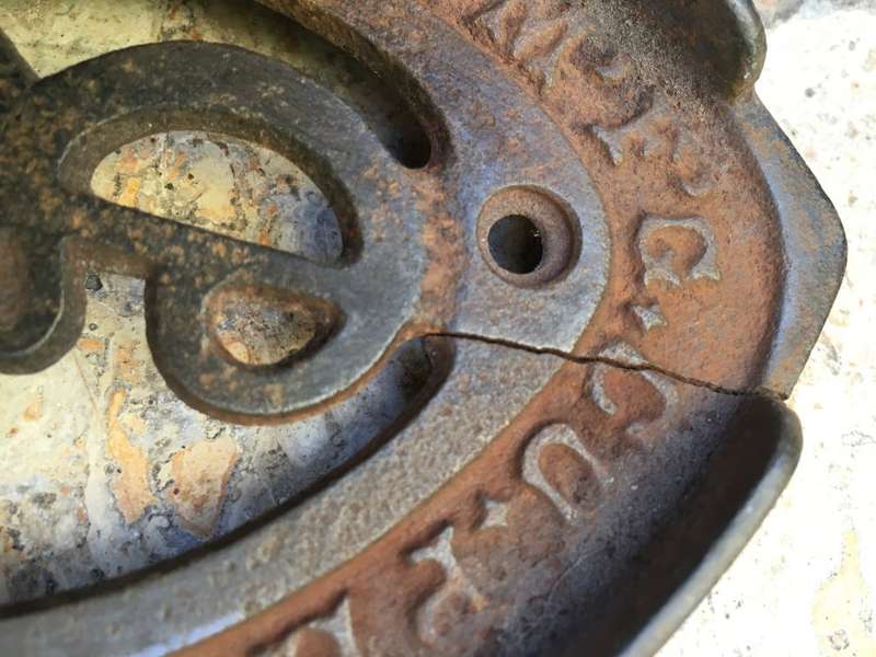 Vintage Iron Rest Trivet Cast Iron Enterprise Manufacturing Company Philadelphia