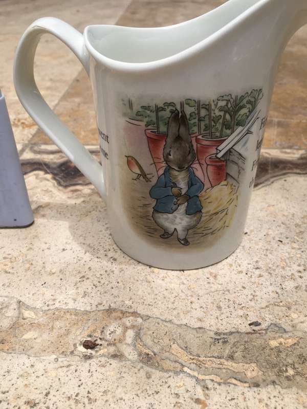 wedgewood peter rabbit milk jug
