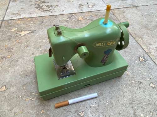 vintage holly hobbie sewing machine