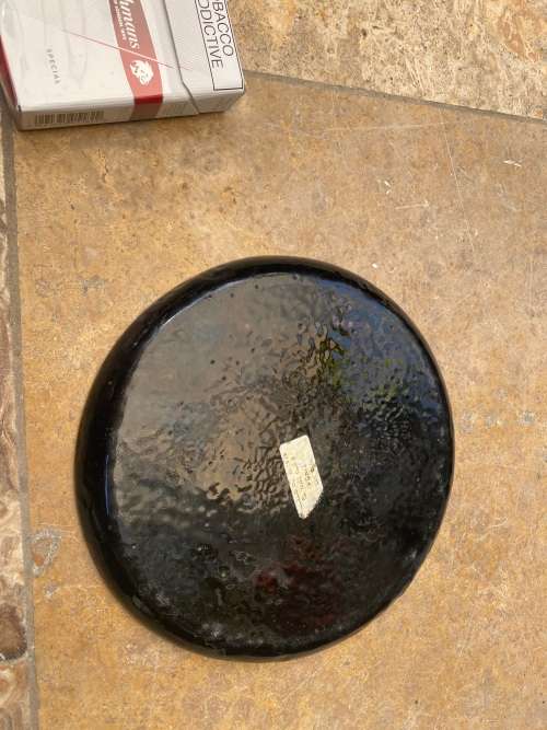 copper Hebrew  round plate