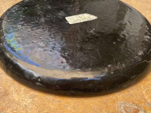 copper Hebrew  round plate