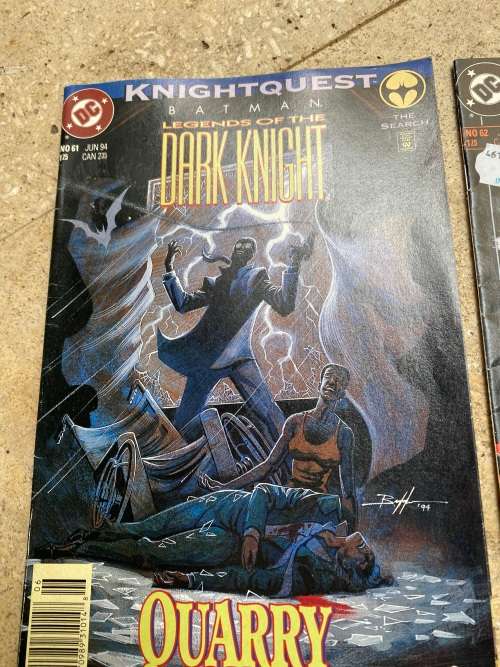 vintage DC batman legend of the dark knight no 61, 62 and  63 , 1994