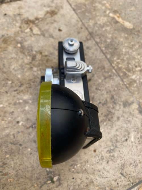 vintage retro la sardina splendour lomo camera with flash and yellow cover