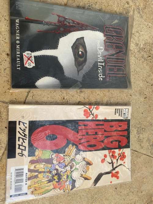 Grendel the devil inside , wagner Mireault and Marvel big hero 6
