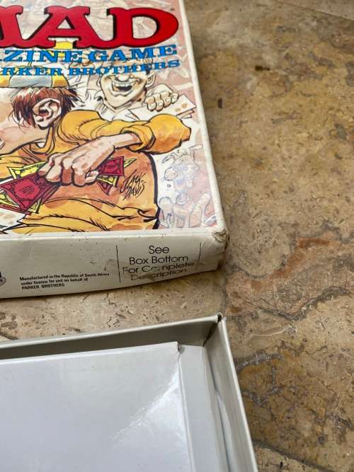 vintage mad magazine Game , parker brothers set complete