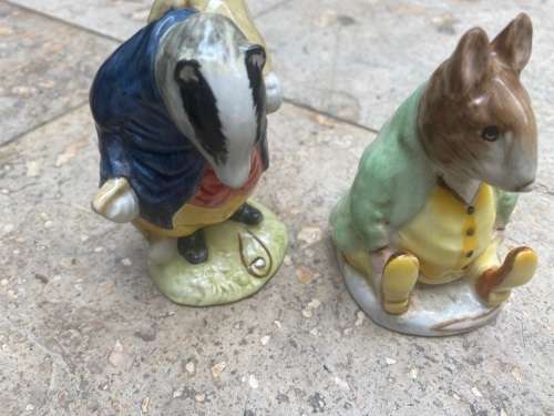 beswick beatrix samuel whiskers tommy brock pair