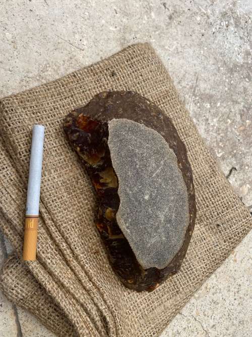 vintage agate polished natural gemstone ashtray utility bowl