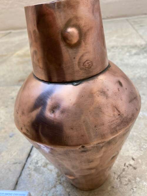 antique copper jug pitcher 27 cm tall