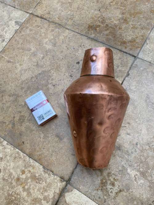antique copper jug pitcher 27 cm tall