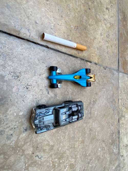 vintage hot wheels greased lightning 2000 and el camino 2012 metal car lot