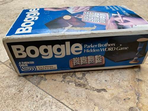 vintage Boggle parker brothers 1976