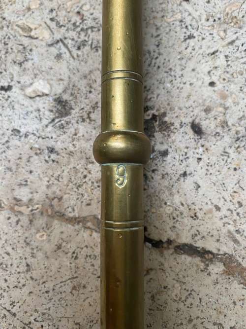 vintage heavy brass Mortar and Pestle no 9 made in Sweden