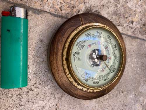 vintage small barometer west German germany