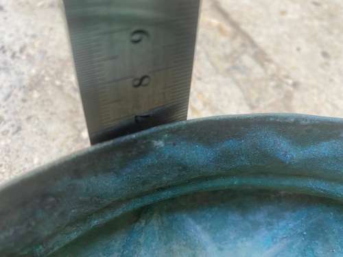 Antique Vintage brass Victorian Jelly Cake Mold  Sun Flower Brass