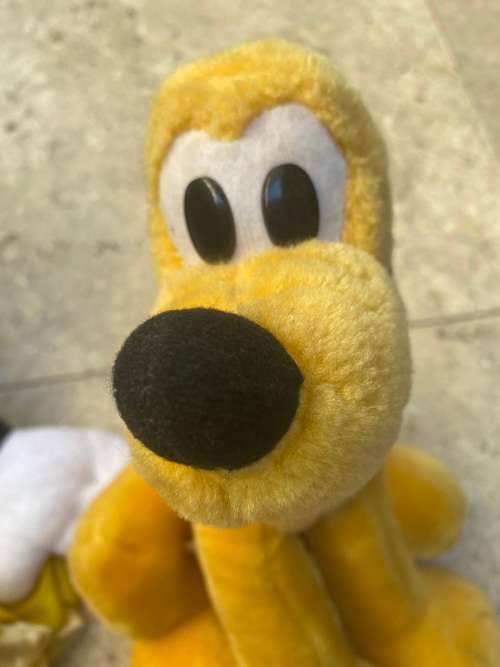 vintage disney doll Minnie Mouse and pluto soft doll pair